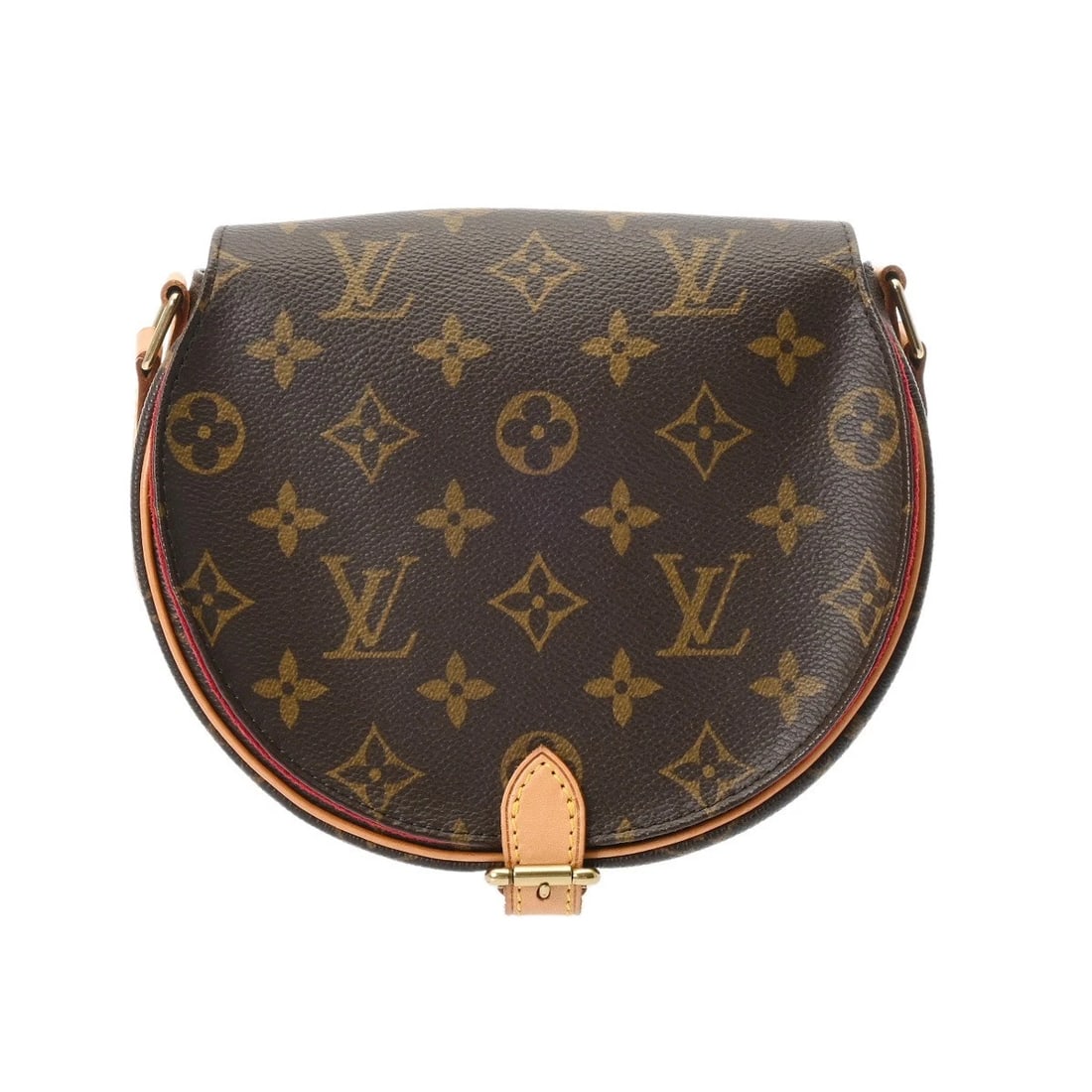 LOUIS VUITTON TAMBURAN MONOGRAM CANVAS BROWN SHOULDER BAG: LOUIS VUITTON Tamburan Monogram canvas Brown Shoulder Bag Brand: LOUIS VUITTON Type/Style: Shoulder Bag Material: Monogram canvas Color: Brown Size: H:about 6.1inch W:about 7.3inch (maximum) D:about