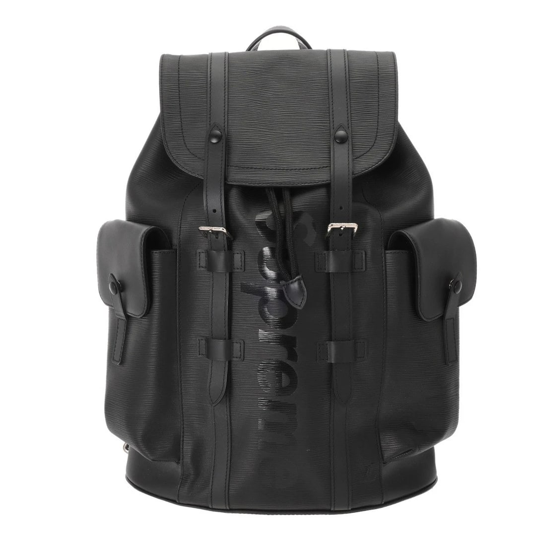 LOUIS VUITTON CHRISTOPHER PM EPI LEATHER NOIR BACKPACK (1 of 6)