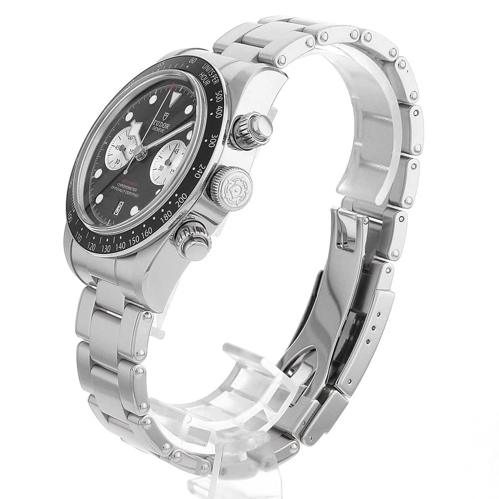 TUDOR BLACK CHRONO WATCH - 2