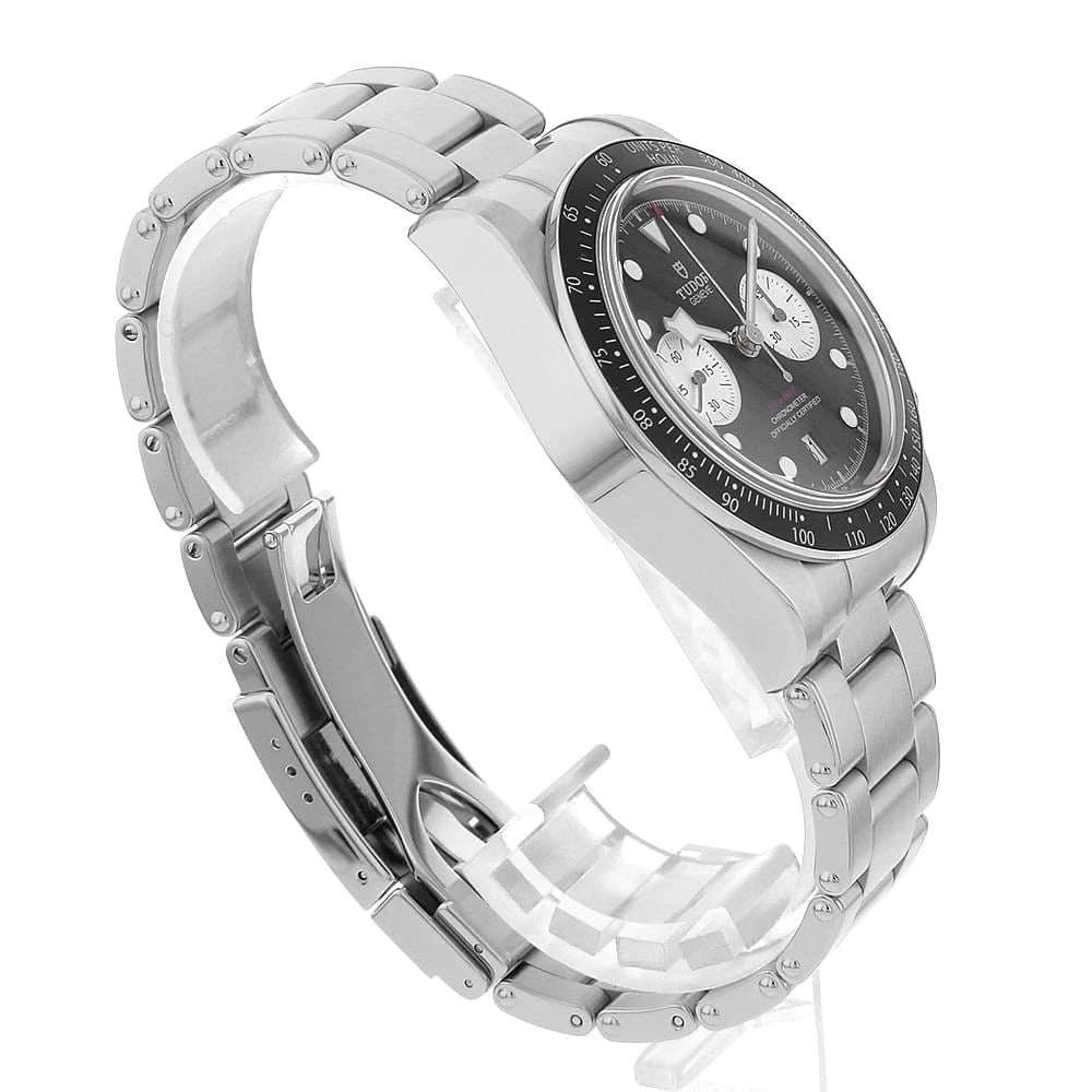 TUDOR BLACK CHRONO WATCH - 3