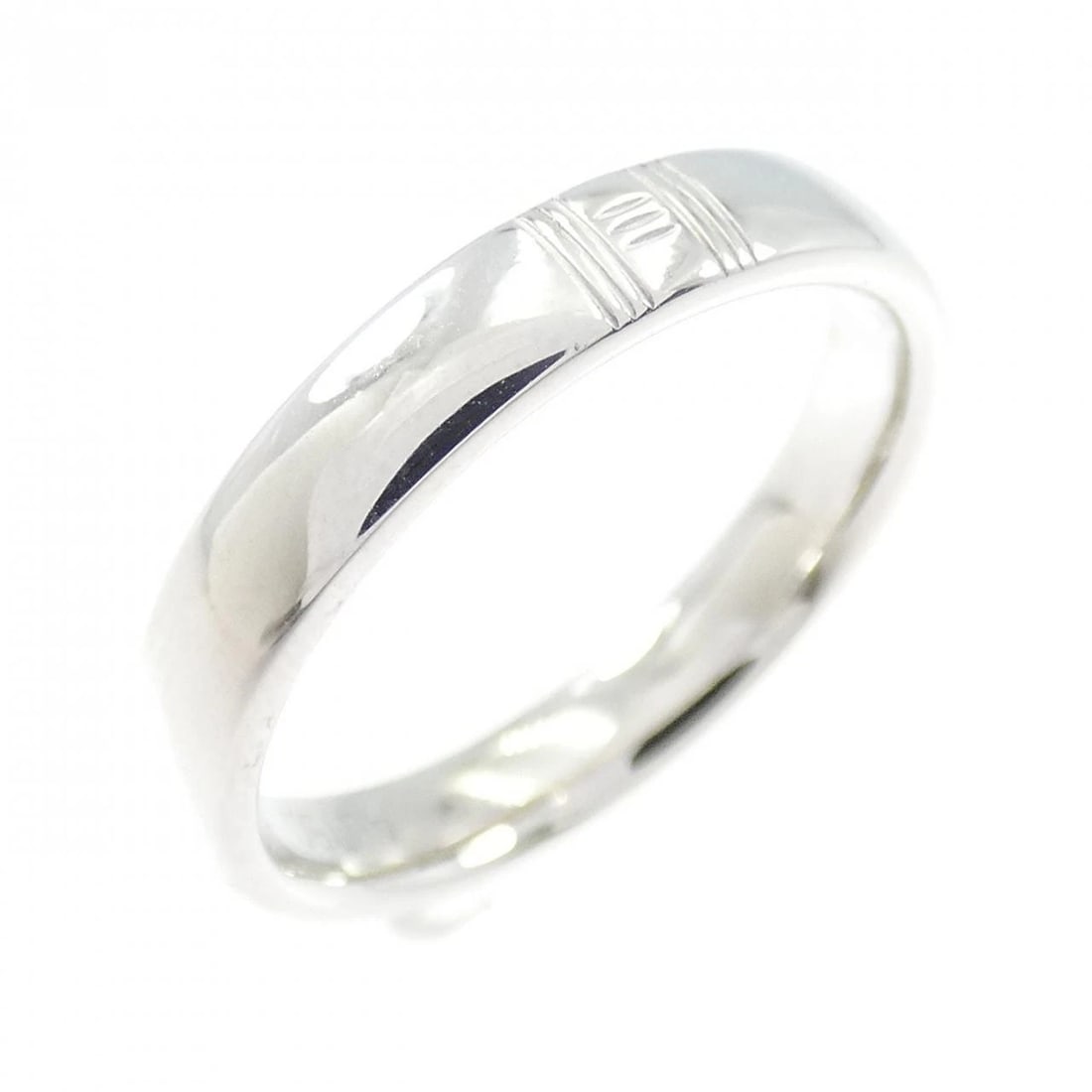 HERMES 750WG RING: Hermes 750WG ring Brand: HERMES Type/Style: Hermes Ring Material: 750 white gold, Color: none Size: US3 3/4(46) Accessories: None Accessories Notice: When purchasing pre-owned goods, please refer to