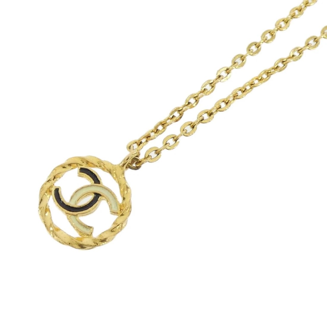 CHANEL NECKLACE: Chanel Necklace Brand: CHANEL Type/Style: Chanel Necklace Material: , Color: BLACK+WHITE,GOLD Size: Length: 38cm Top width x height: 1.5cmx1.5cm Accessories: None Accessories Notice: When purchasing