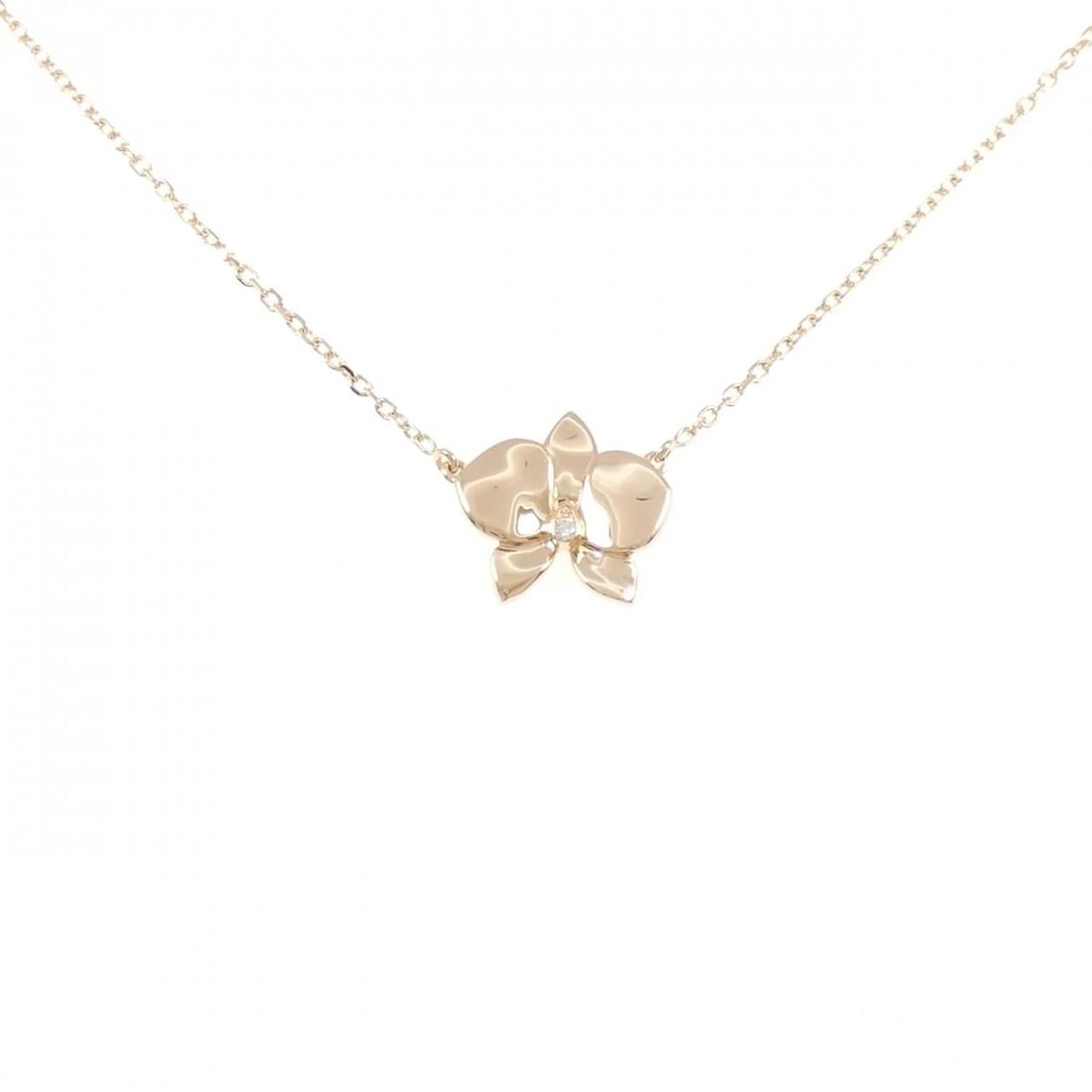 CARTIER CARESSE D'ORCHIDEE NECKLACE: Cartier Caresse d'Orchidee Necklace Brand: CARTIER Type/Style: Cartier Necklace Material: 750 Pink Gold, Main Stone/Creation Natural Color: Pink Gold Size: Actual Size Pendant length approx. x width