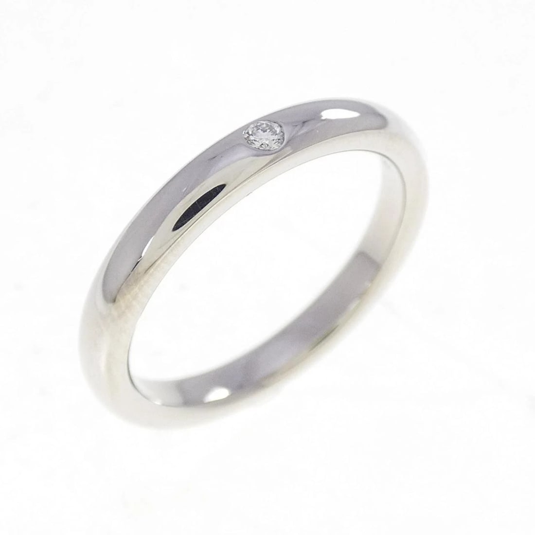 TIFFANY&CO. STACKING BAND RING: TIFFANY&Co. Stacking Band Ring Brand: TIFFANY&Co. Type/Style: TIFFANY & Co. Ring Material: Platinum950, Main Stone/Creation Natural Color: Silver Size: US5 1/4 Accessories: None Accessories Notice:
