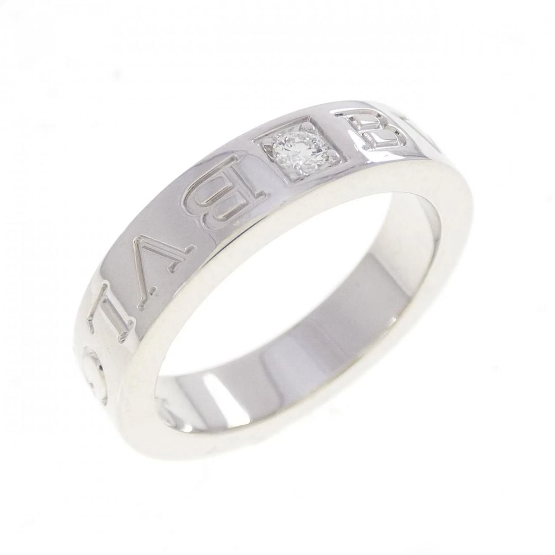 BVLGARI B.ZERO1 RING: Bvlgari B.zero1 Ring Brand: BVLGARI Type/Style: Bulgari Ring Material: 750 white gold, Main Stone/Creation Natural Color: white gold Size: US4 Accessories: None Accessories Notice: When purchasing