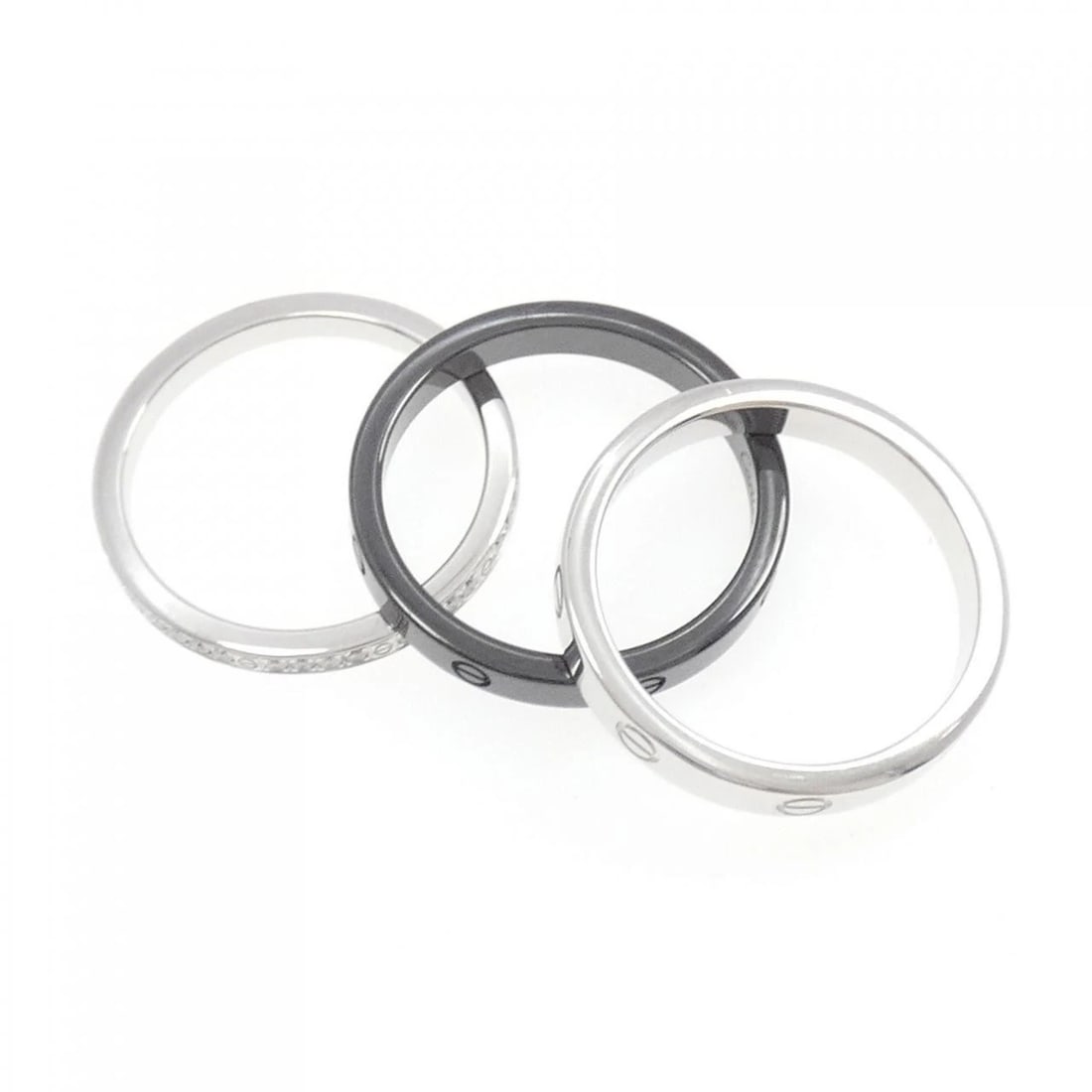 CARTIER LOVE RING THREE HOOPS - 2