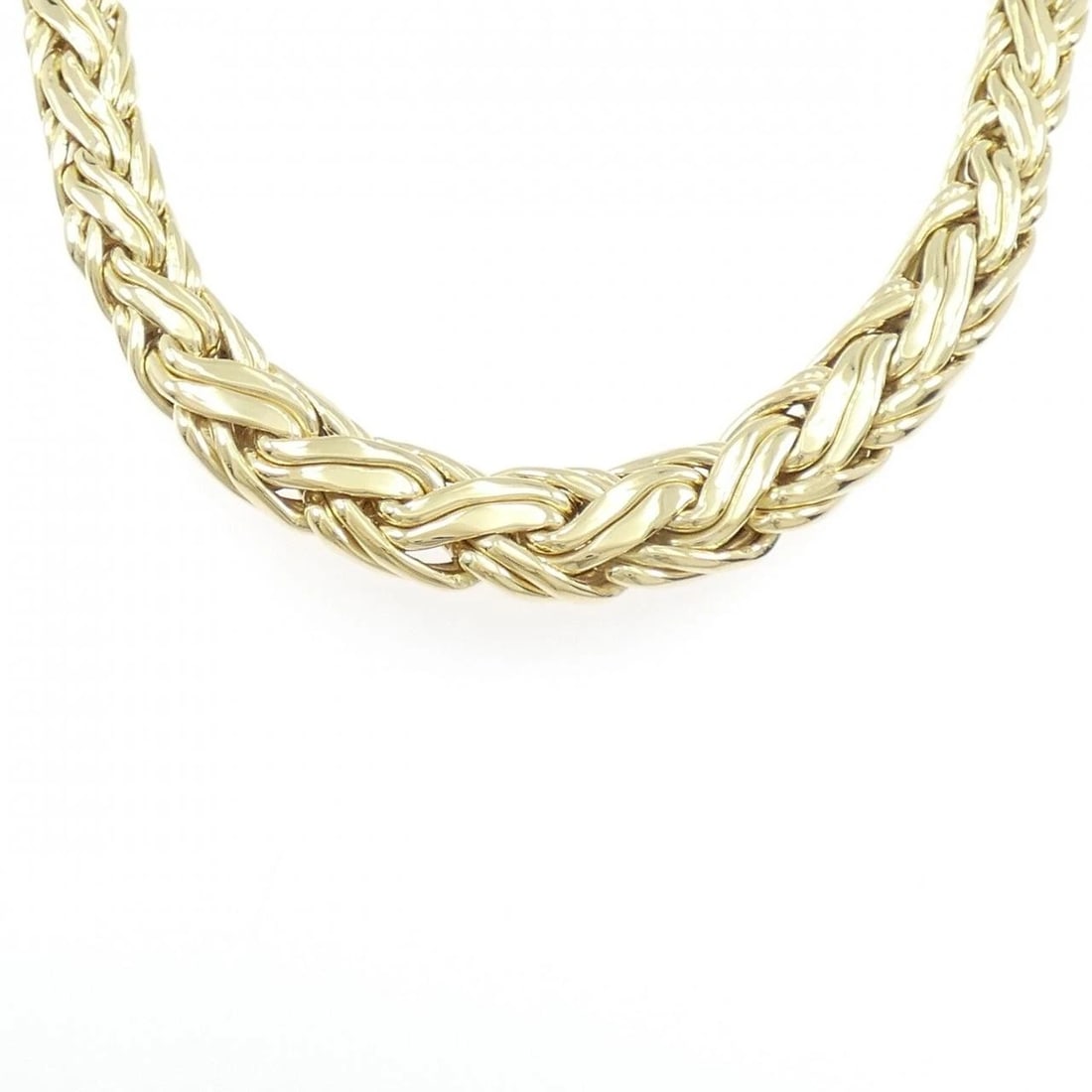 TIFFANY&CO. 750YG NECKLACE: TIFFANY&Co. 750YG Necklace Brand: TIFFANY&Co. Type/Style: TIFFANY&Co. Necklace Material: 750 yellow gold, Color: Yellow gold Size: 41cmActual Size Max width approx: 9.5mm Accessories: None