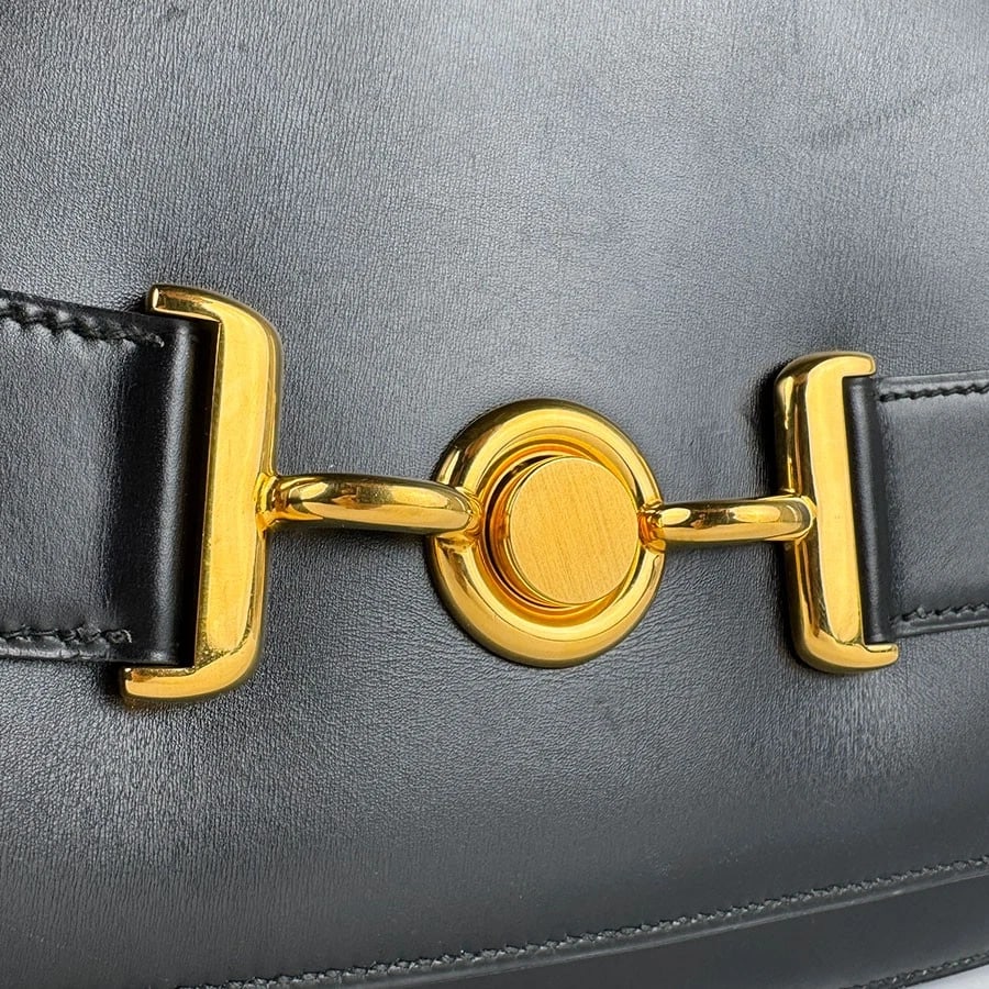 HERMES SHOULDER BAG BLACK - 10