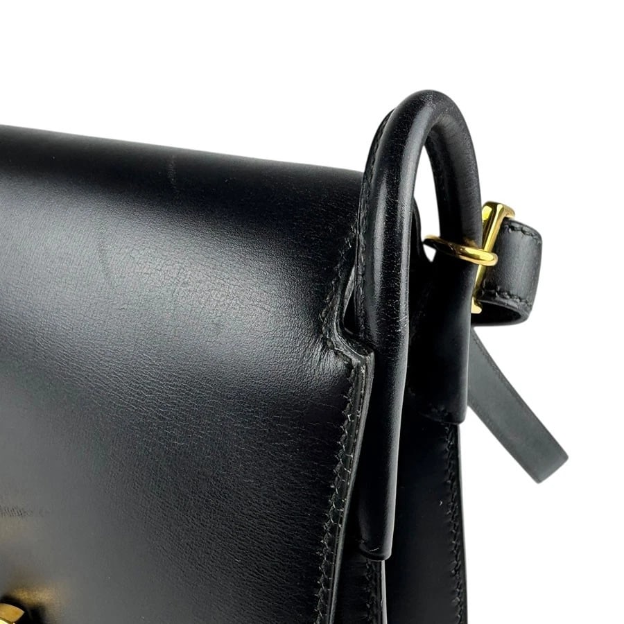 HERMES SHOULDER BAG BLACK - 6