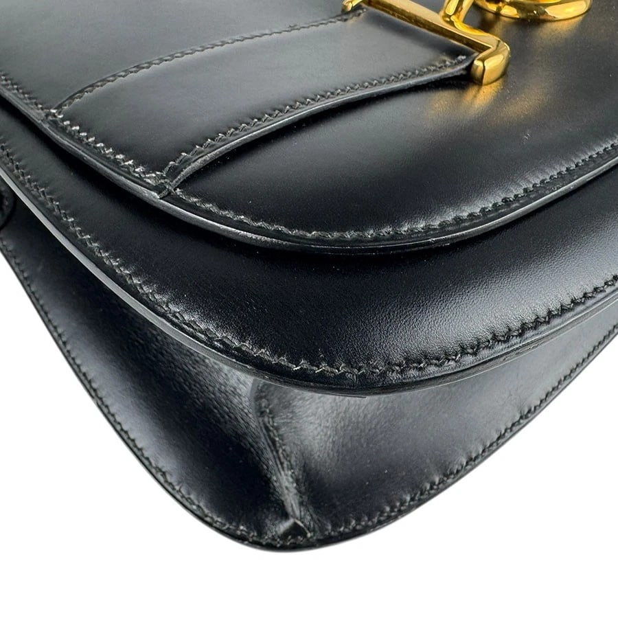 HERMES SHOULDER BAG BLACK - 7