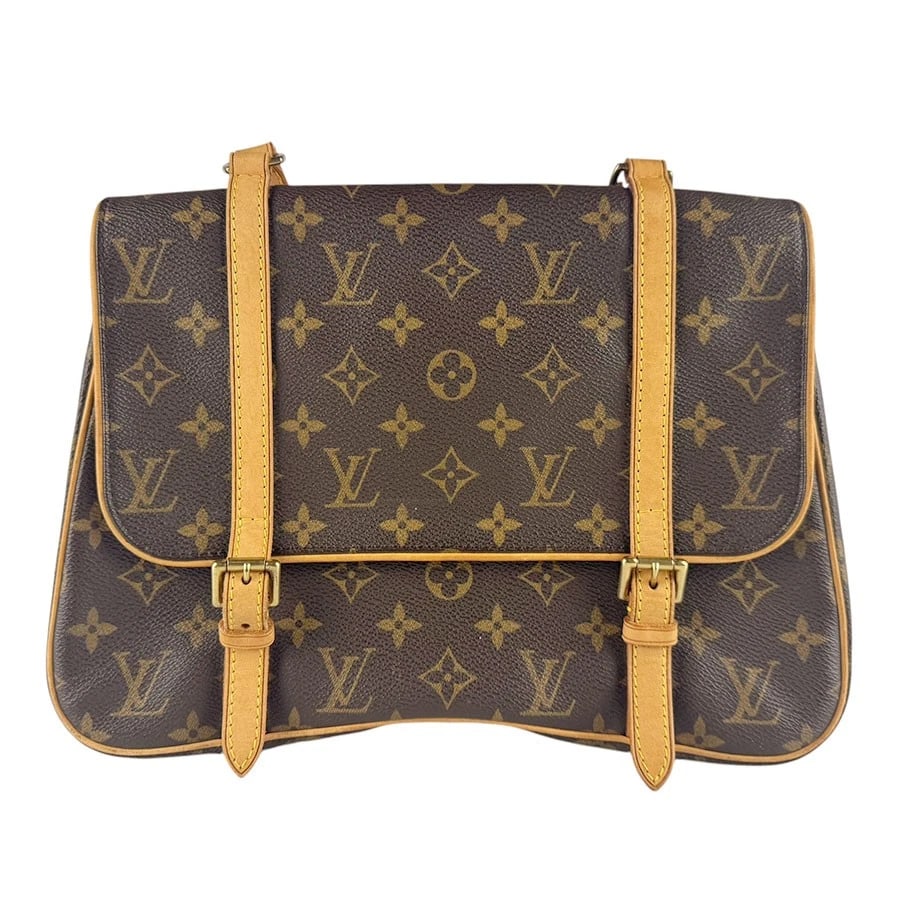LOUIS VUITTON MONOGRAM MARELLE SAC ADO BACKPACK SHOULDER BAG: LOUIS VUITTON Monogram Marelle Sac Ado Backpack Shoulder Bag Brand: LOUIS VUITTON Type/Style: Backpack Material: Monogram Canvas Color: Brown Size: Size [inch] W:11.8inx H:8.3inx D:1.6in Size [cm] W:3