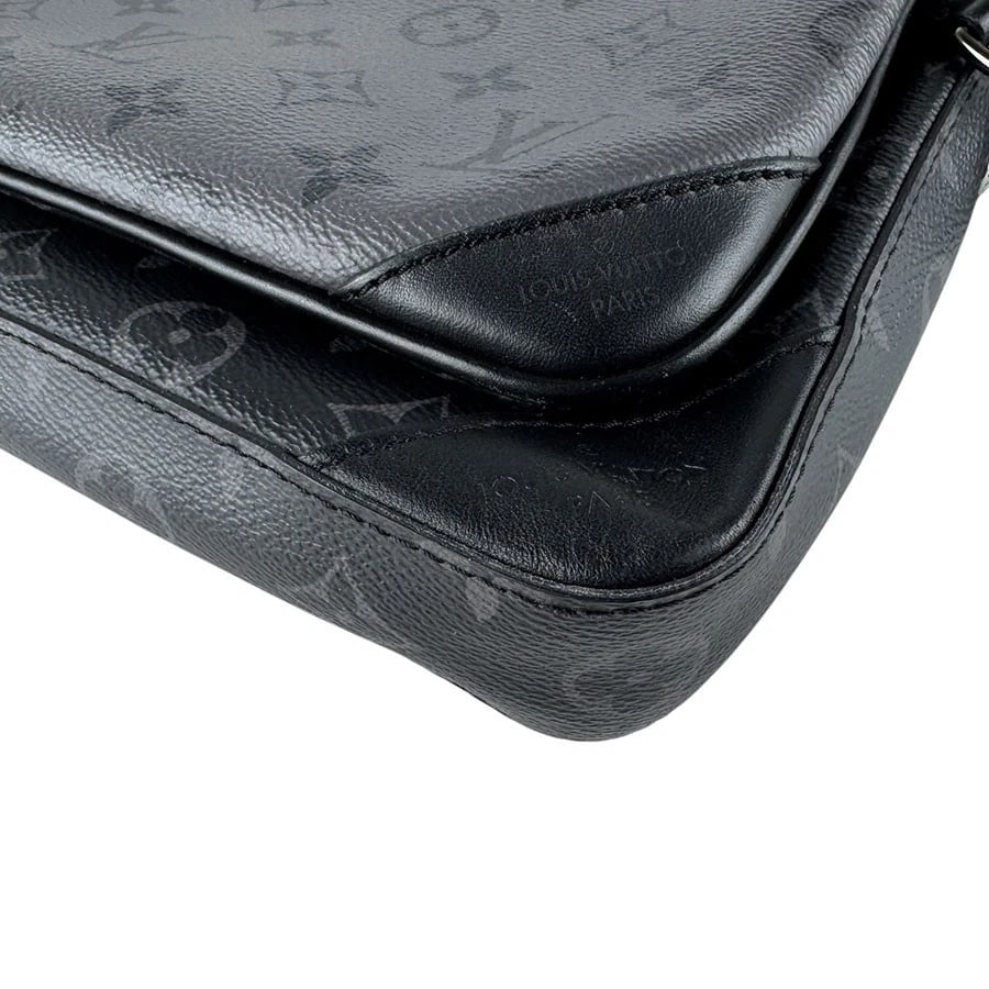 LOUIS VUITTON MONOGRAM ECLIPSE TRIO MESSENGER SHOULDER BAG - 7
