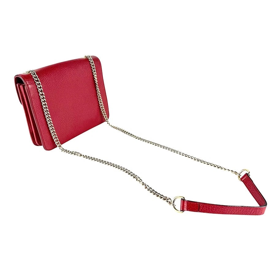 GUCCI INTERLOCKING G CHAIN SHOULDER BAG - 7