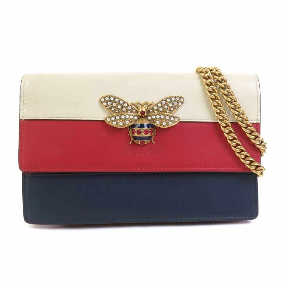 GUCCI QUEEN MARGARET CHAIN WALLET CROSSBODY BAG (1 of 4)