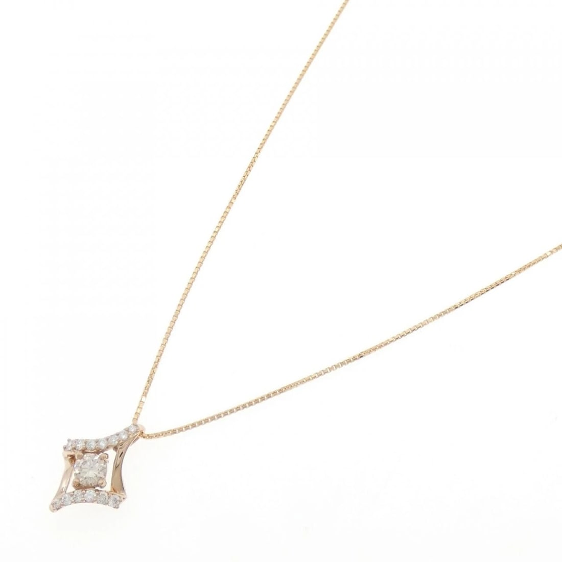 K18PG DIAMOND NECKLACE - 2