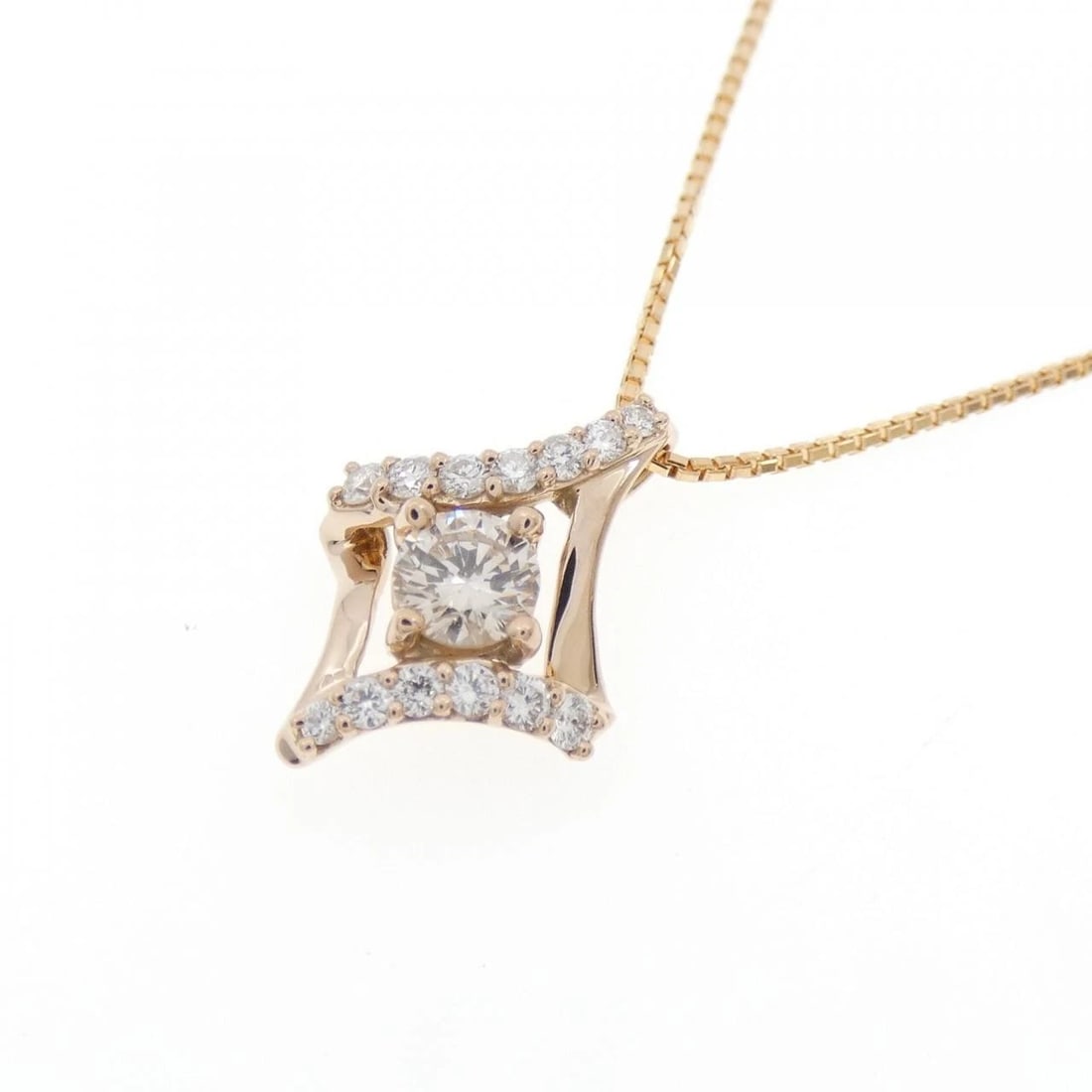 K18PG DIAMOND NECKLACE - 3