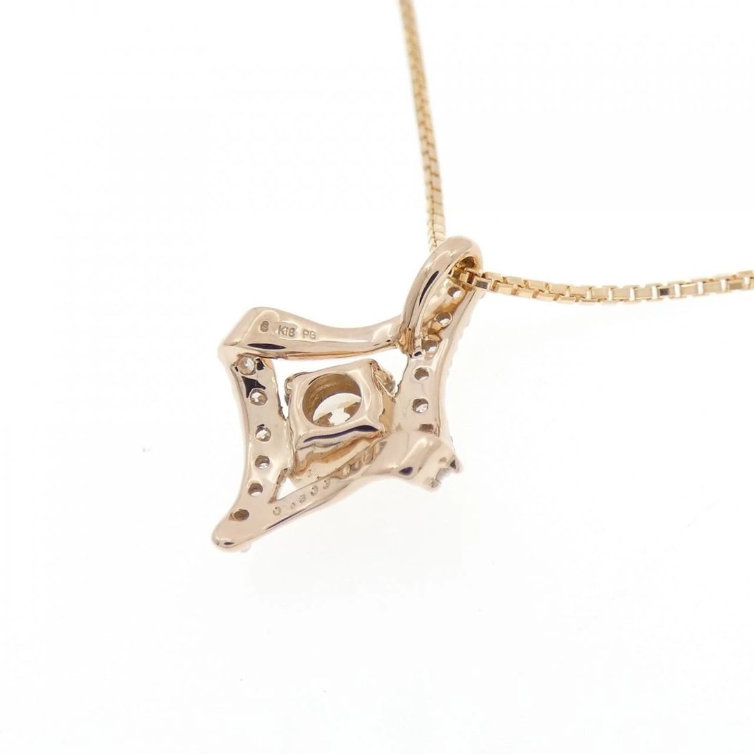 K18PG DIAMOND NECKLACE - 4
