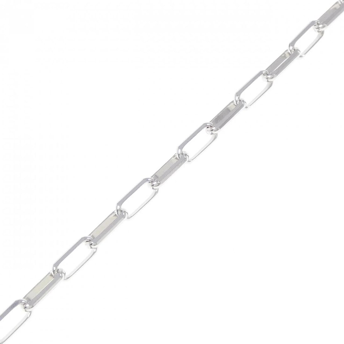 K18WG BRACELET: K18WG bracelet Brand: Unbranded Type/Style: bracelet Material: K18WG, Color: WHITE GOLD Size: 18CM Actual Size Max width approx.: 3.1mm Accessories: None Accessories Notice: When purchasing pre-owned