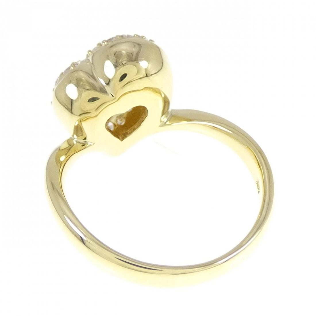 K18YG PAVE DIAMOND RING - 3