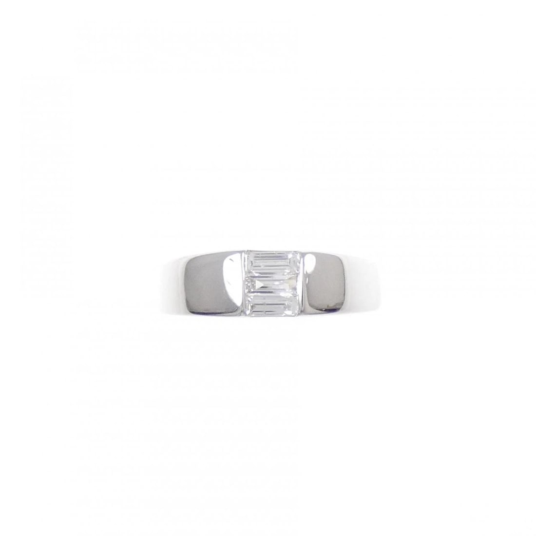 K18WG DIAMOND RING - 2