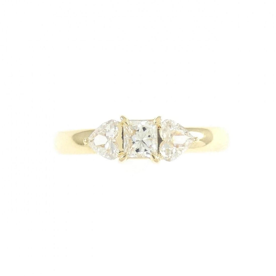 K18YG DIAMOND RING - 2