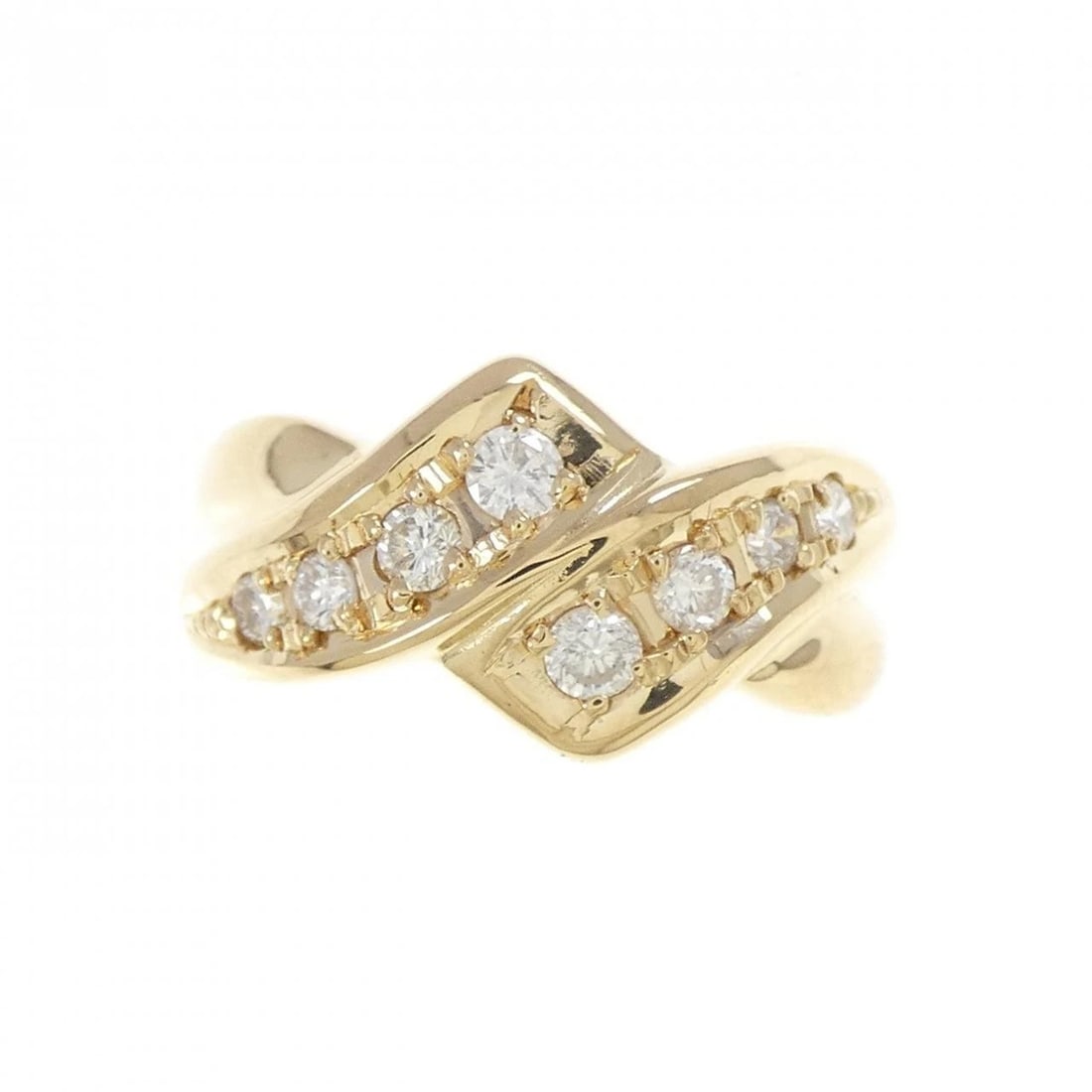 K18YG DIAMOND RING - 2