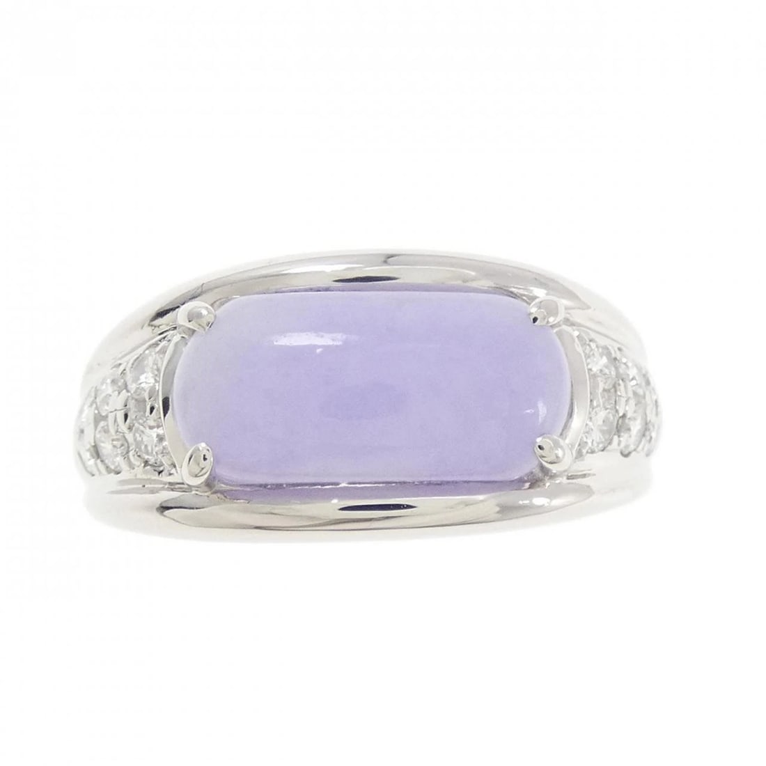 PT900 LAVENDER JADEITE RING (1 of 2)