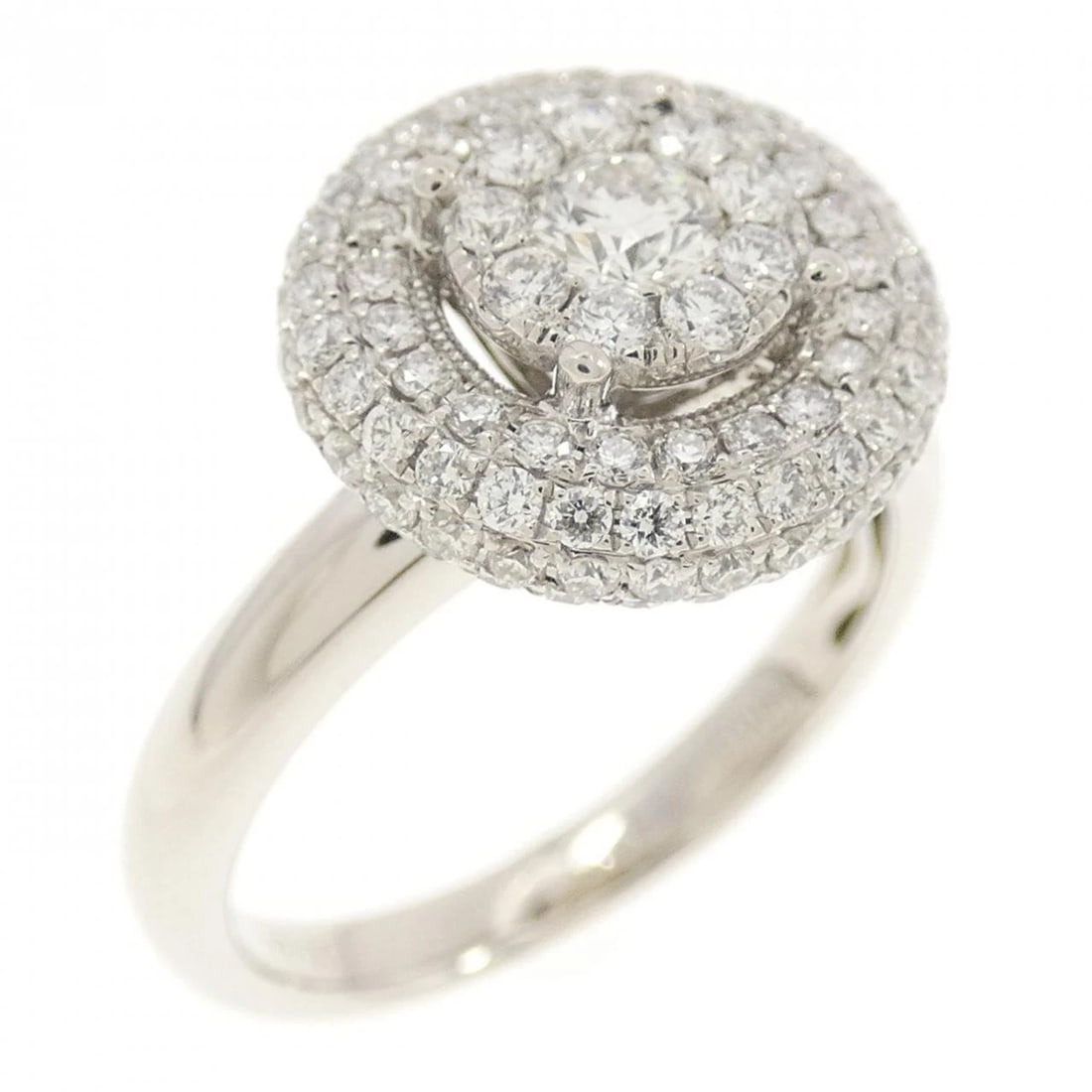 K18WG DIAMOND RING: K18WG Diamond Ring Brand: Unbranded Type/Style: Diamond ring Material: K18WG, Main Stone/Creation Natural Color: White gold Size: US 5 3/4 Accessories: None Accessories Notice: When purcha