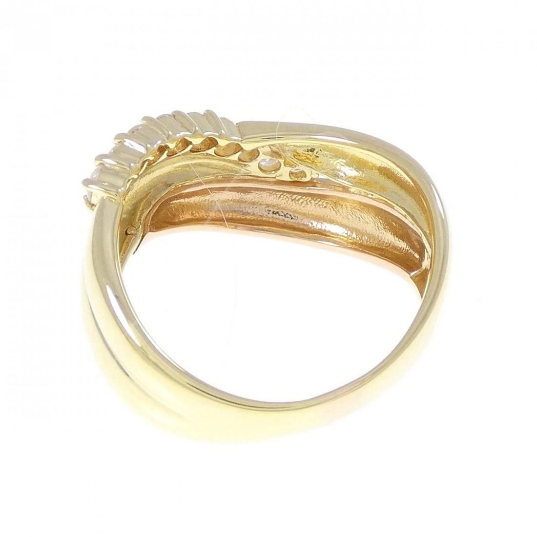 K18YG/K18PG DIAMOND RING - 2