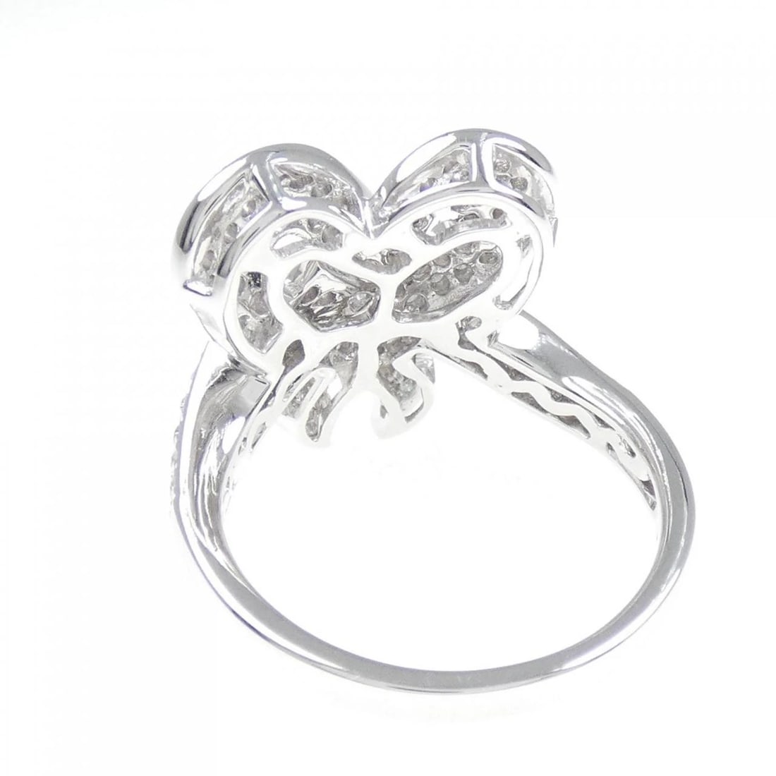 K18WG PAVE DIAMOND RING - 3