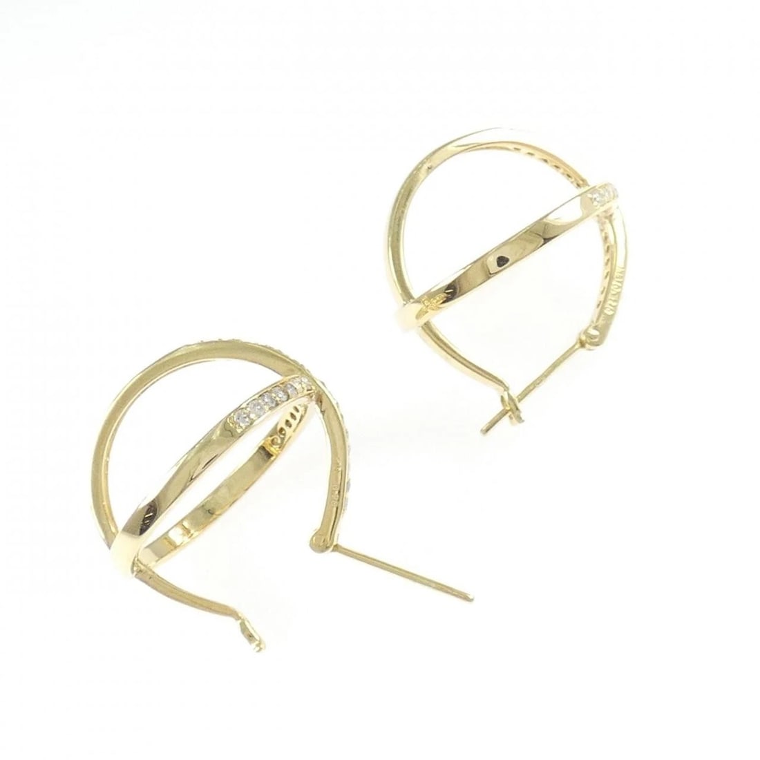 K18YG DIAMOND PIERCE - 2