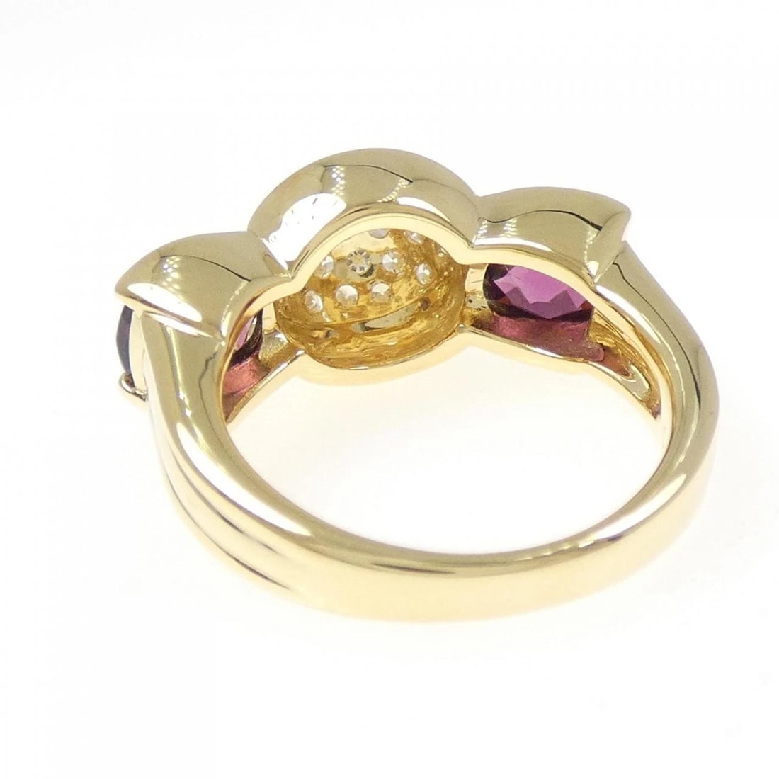 K18YG GARNET RING - 3