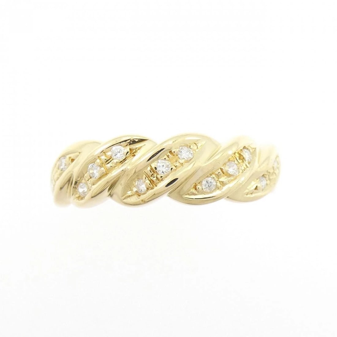K18YG DIAMOND RING - 2