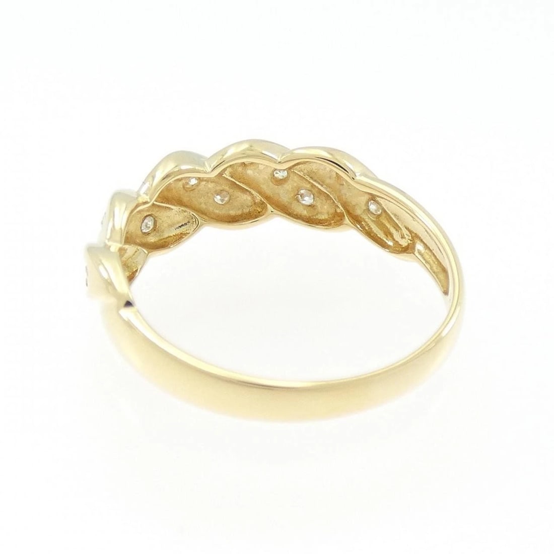 K18YG DIAMOND RING - 3