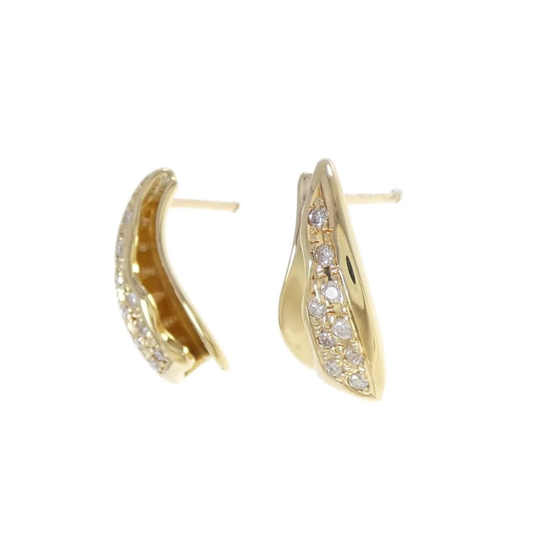 K18YG DIAMOND PIERCE - 2