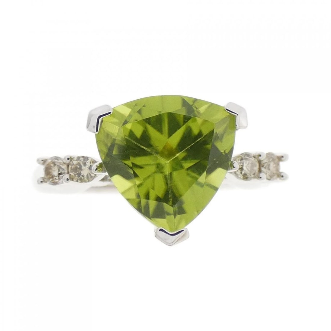 K18WG PERIDOT RING - 2