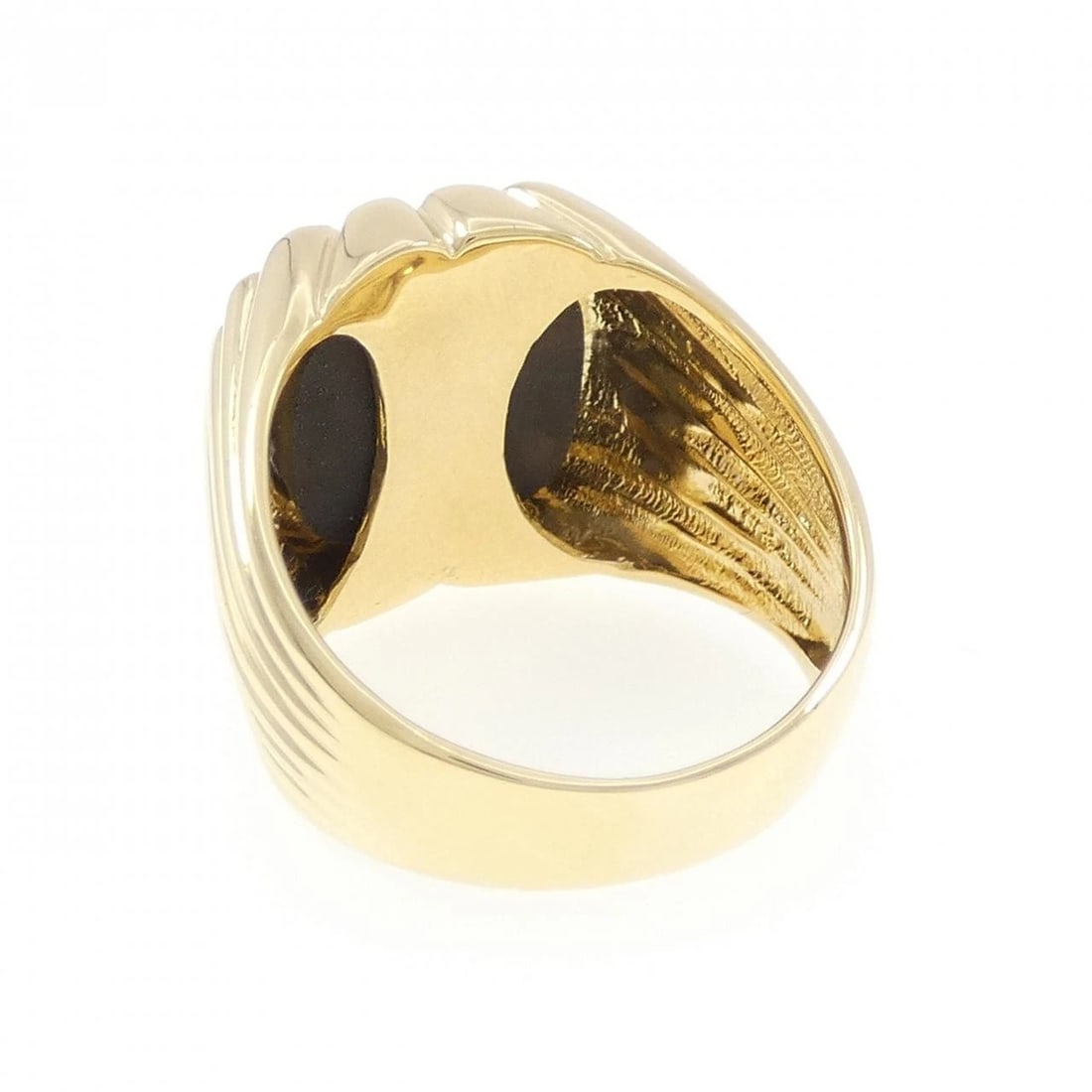 K18YG ONYX RING - 3