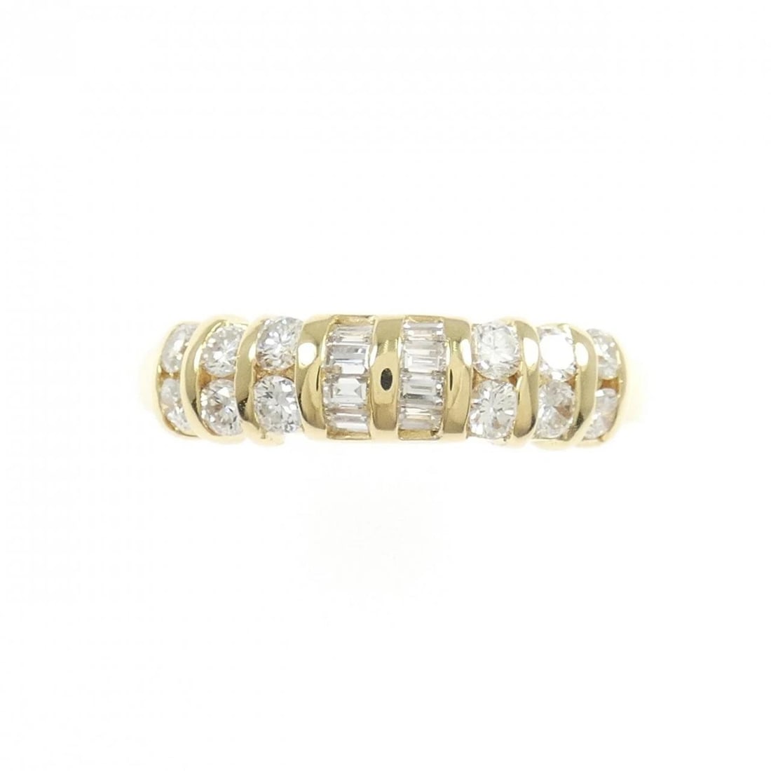K18YG DIAMOND RING - 2