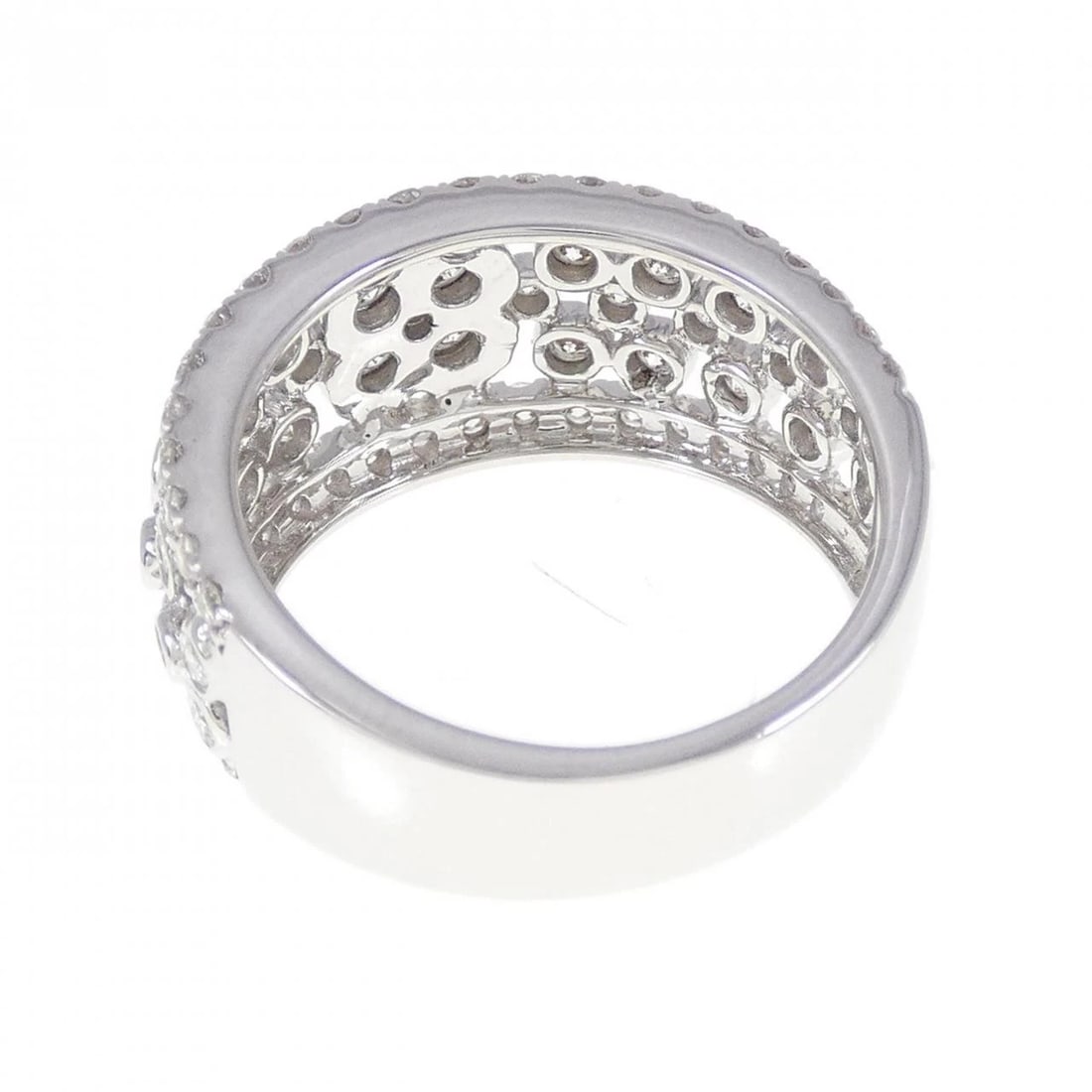 K18WG DIAMOND RING - 3