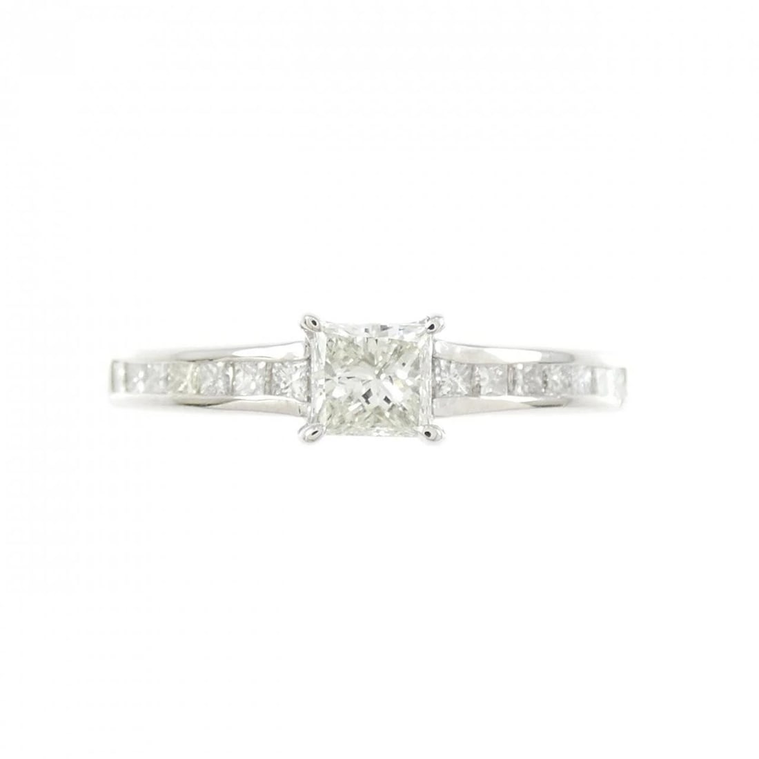 PT900 DIAMOND RING: PT900 Diamond Ring Brand: Unbranded Type/Style: Diamond ring Material: PT900, Main Stone/Creation Natural Color: silver Size: US 5.5 Accessories: None Accessories Notice: When purchasing pre-owned