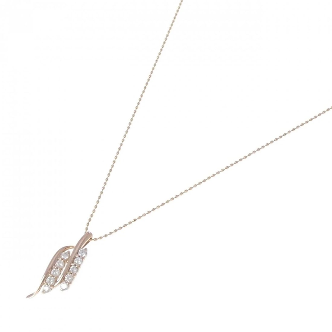 K18PG DIAMOND NECKLACE - 2