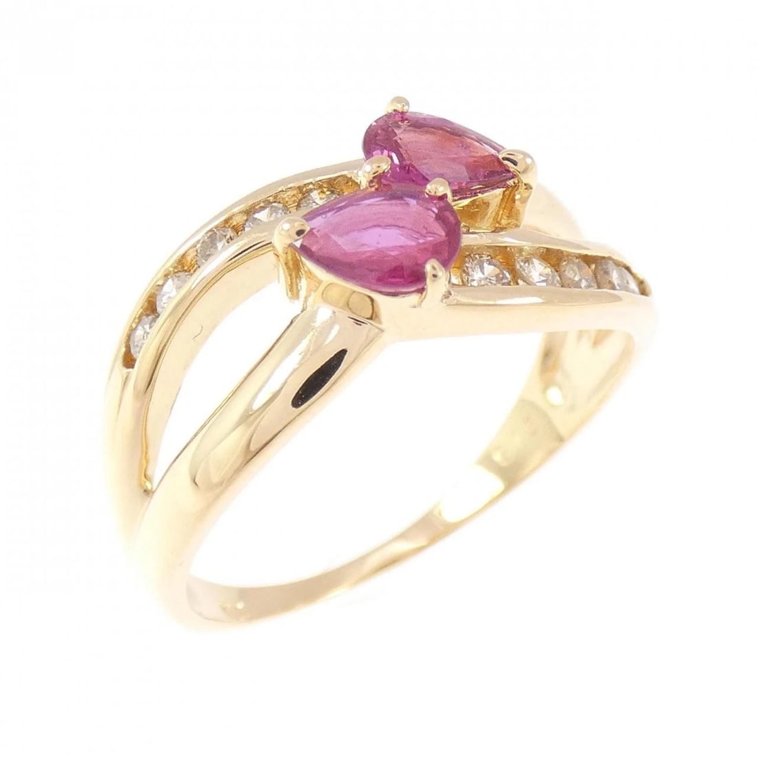 K18YG NECKLACE: K18YG Necklace Brand: Unbranded Type/Style: Ruby Ring Material: 18K Yellow Gold, Main Stone/Creation RubySecondary Stone Diamond Color: Yellow Gold Size: US 6 1/2 Accessories: None Accessories