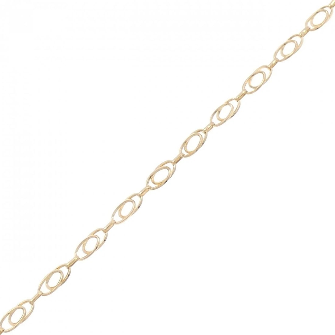 K18YG BRACELET: K18YG bracelet Brand: Unbranded Type/Style: bracelet Material: 18K Yellow Gold, Color: Yellow Gold Size: Actual Size Max width approx: 4.3mmSize 18.5cm Accessories: None Accessories Notice: When