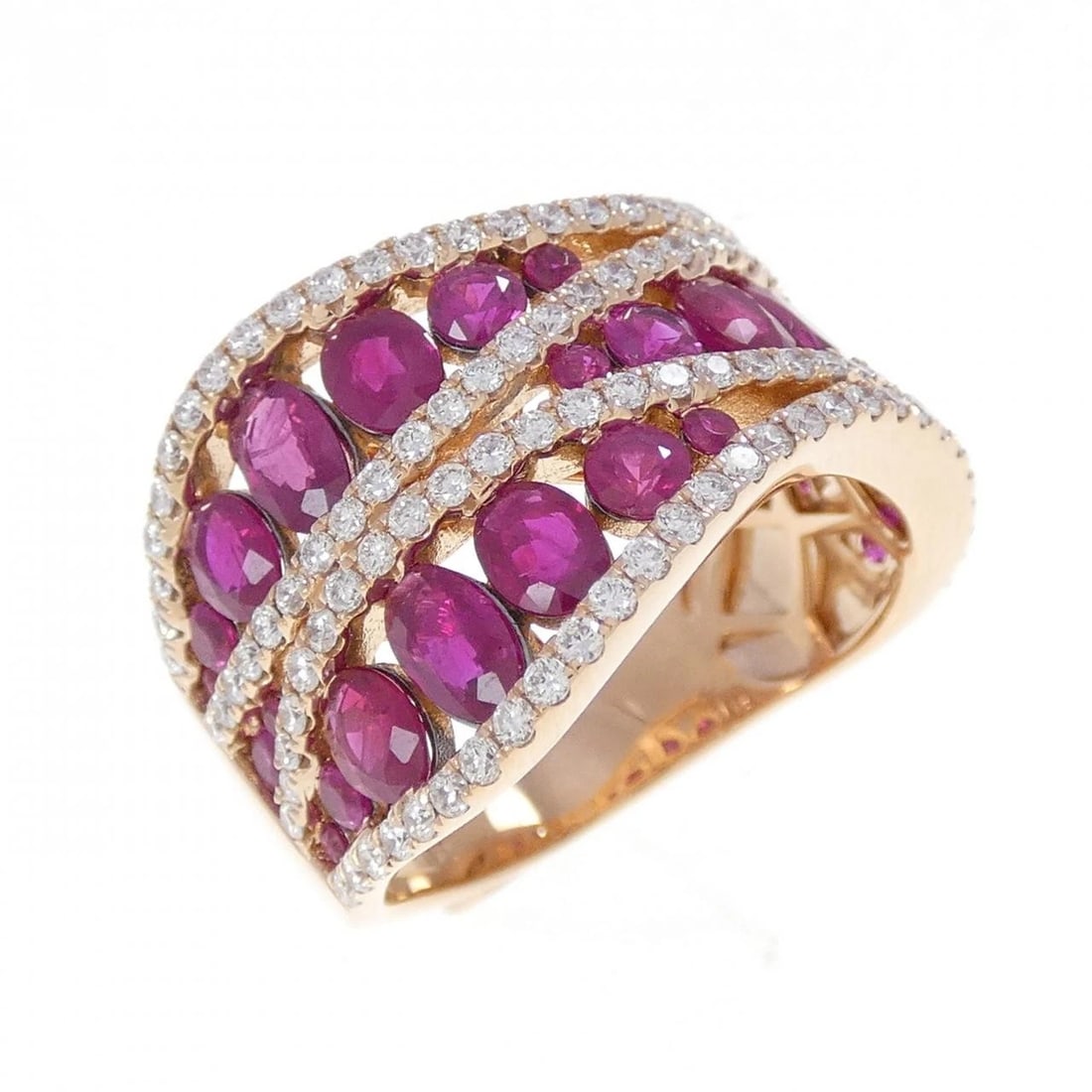 18K PINK GOLD RUBY RING (1 of 3)