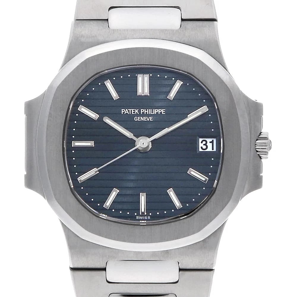 PATEK PHILIPPE NAUTILUS WATCH: PATEK PHILIPPE Nautilus Watch Brand: PATEK PHILIPPE Type/Style: Wrist watch Material: Case Material Stainless Steel Belt Material Stainless Steel Color: Dial Color Blue Size: Case:W35mm Circumference