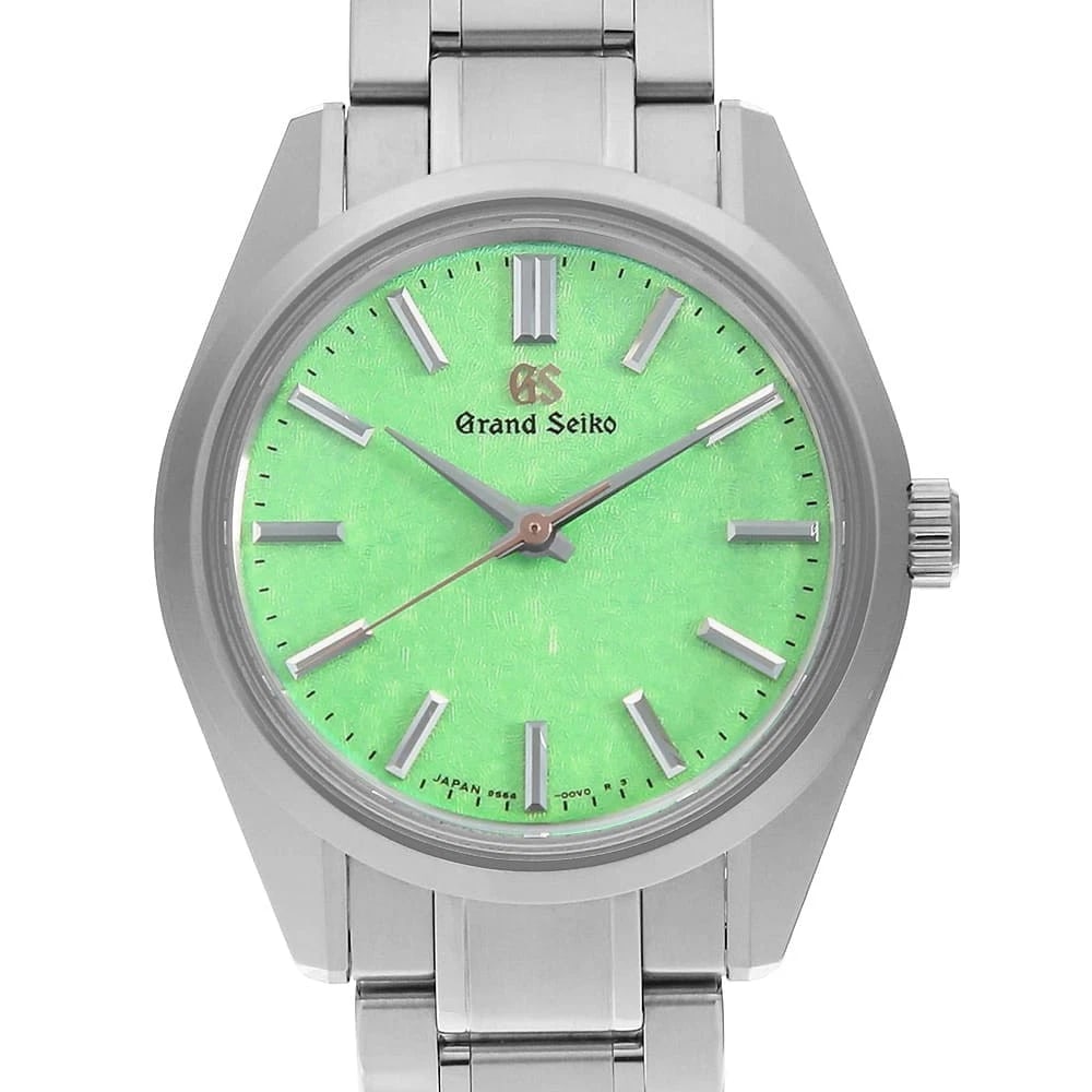 GRAND SEIKO HERITAGE COLLECTION WATCH: Grand Seiko Heritage Collection Watch Brand: Grand Seiko Type/Style: Wrist watch Material: Case Material Stainless Steel Belt Material Stainless Steel Color: Dial Color Green Size: Case:W36.5mm