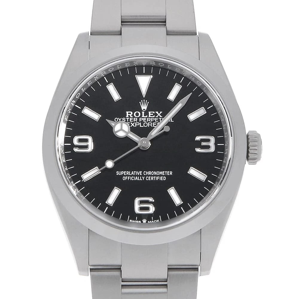 ROLEX EXPLORER BLACK WATCH