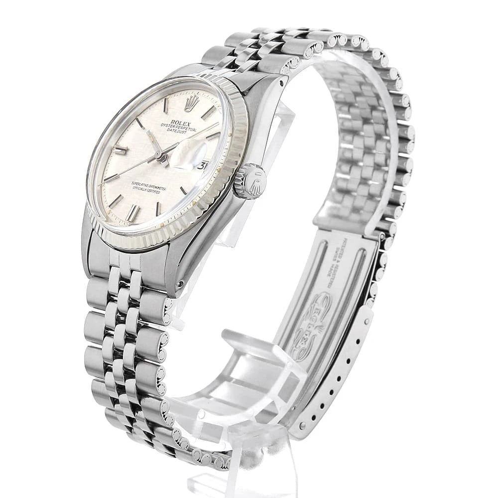 ROLEX DATEJUST SILVER WATCH - 2
