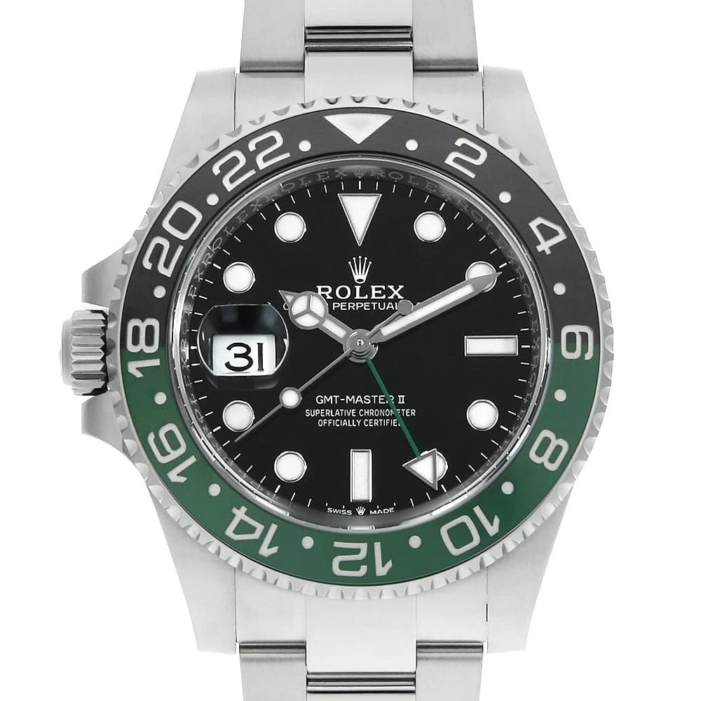 ROLEX GMT MASTER BLACK OYSTER WATCH: ROLEX GMT Master black oyster Watch Brand: ROLEX Type/Style: Wrist watch Material: Case Material Stainless Steel Belt Material Stainless Steel Color: Dial Color Black Size: Case:W40mm Circumference