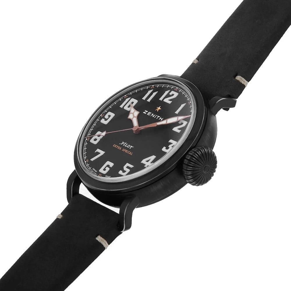 ZENITH PILOT BLACK WATCH - 2